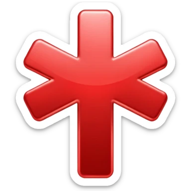 medical Cross  sticker