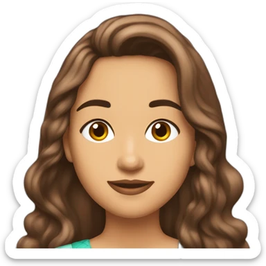 Güerita cabello rubio sticker