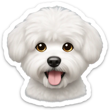 bishon frise sticker