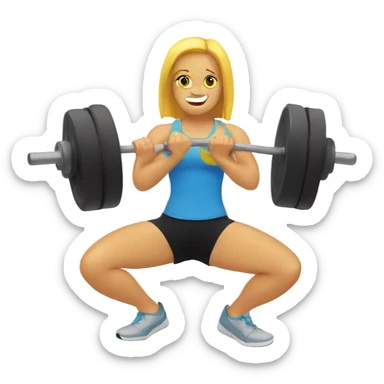 Workout plates sticker