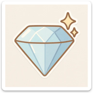 Create a diamond sticker