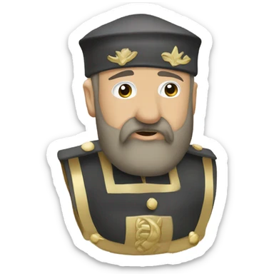 un berbec regal cu doar capul c coroana si cu un nume de desupt EgalRO sticker