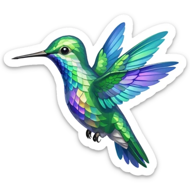 hummingbird sticker