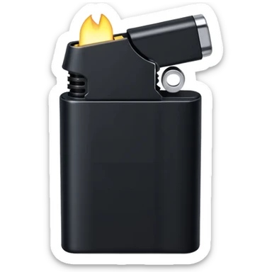 black lighter sticker