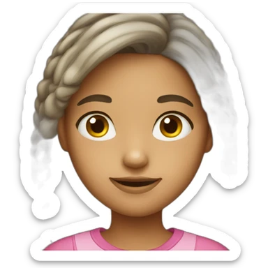 a girl 10 years old sticker