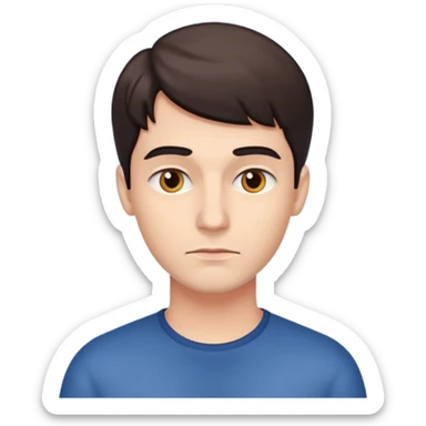 guy being mysterious  sticker