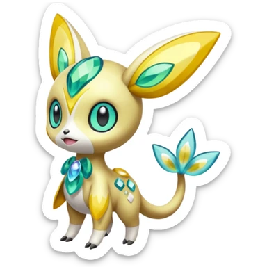 Meloetta-Chatot-Jirachi-Pokémon-Fakémon-creature sticker
