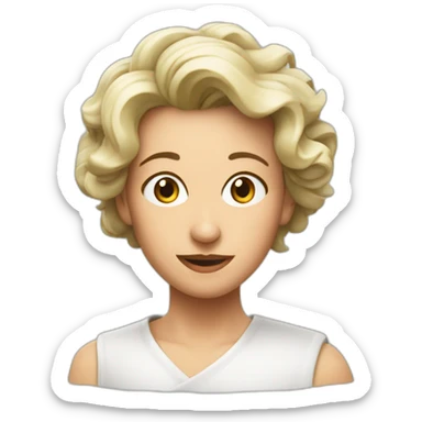 Lina mange des pâtes  sticker