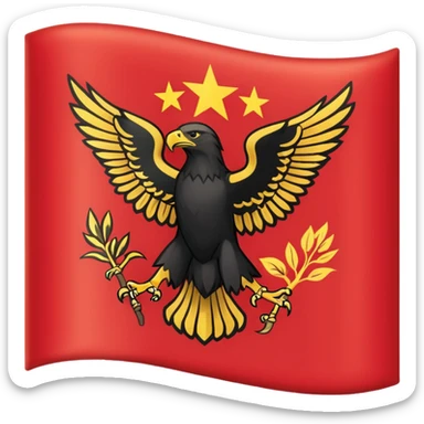 Flag of the Achaemenid period sticker