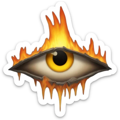 the great eye of sauron sticker