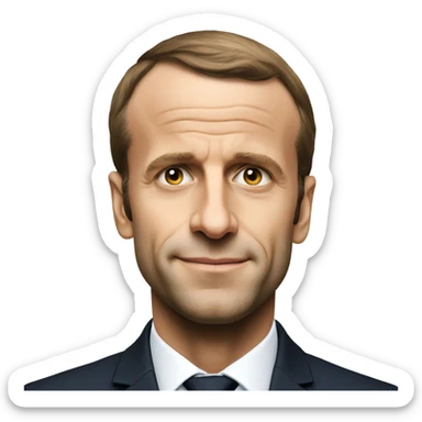 T-side CS macron  sticker