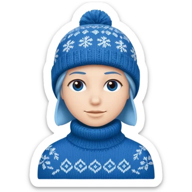 Winter Beanie Pe sticker