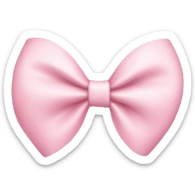 light pink coquette bow sticker