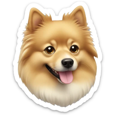 German spitz sticker