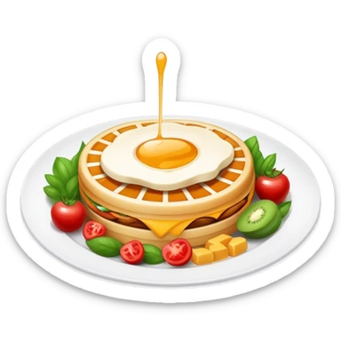 Yummy food that I like is  sticker