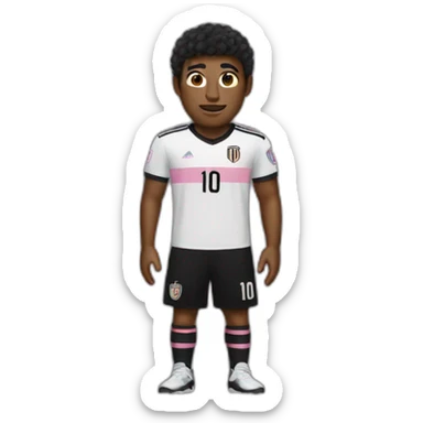 A thief wearing Inter Miami and number 10 sticker