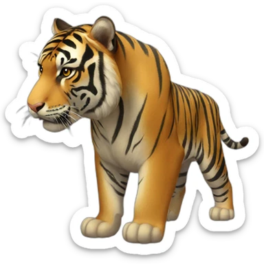 Guerrero tigre sticker