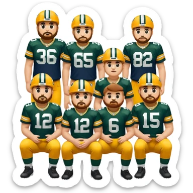 Packers poop on bears sticker