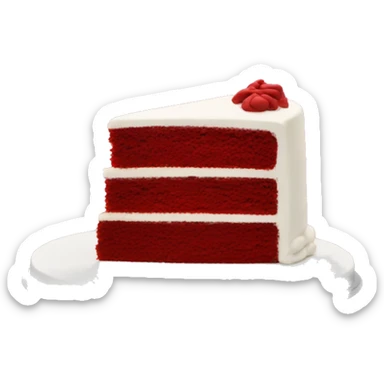 red velvet cake sticker