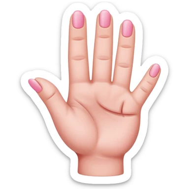 Pinky promise sticker