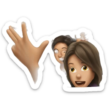 getting of on train witj lots of people sticker