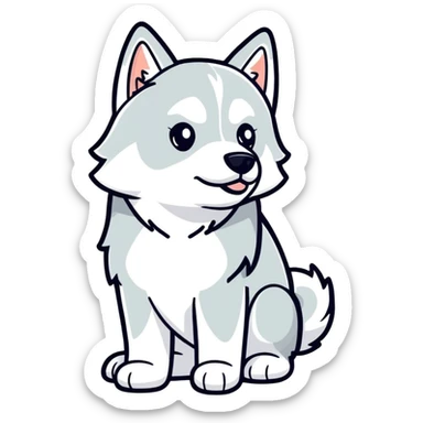 Husky sticker