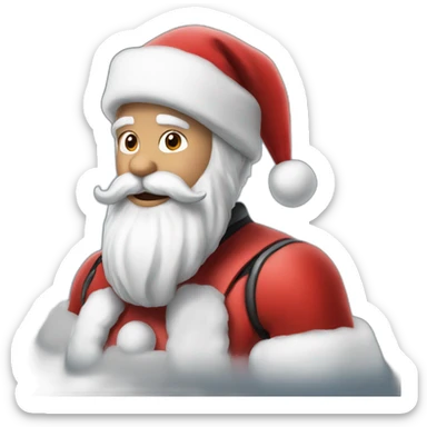 antman santa sticker