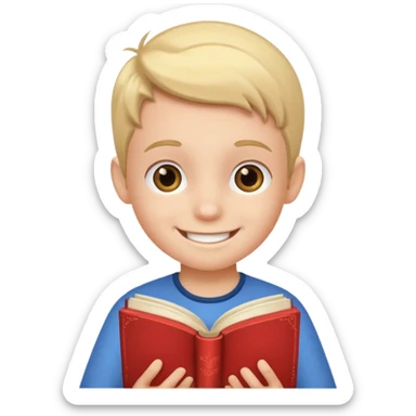 Storybook with kid sticker
