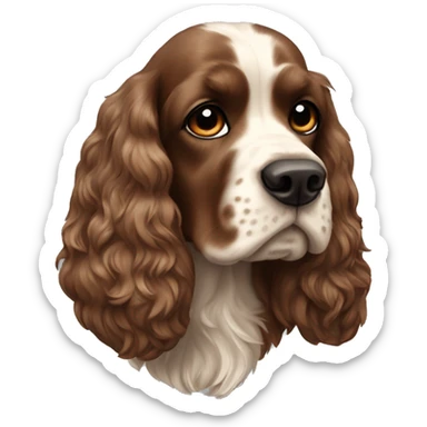 Cocker spaniel sticker