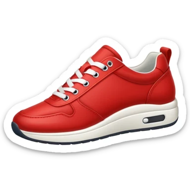 a pair of sneakers: rojos sticker