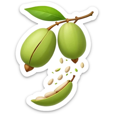 Pistachio spray sticker