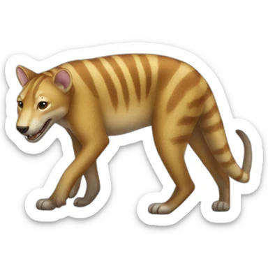 thylacine sticker