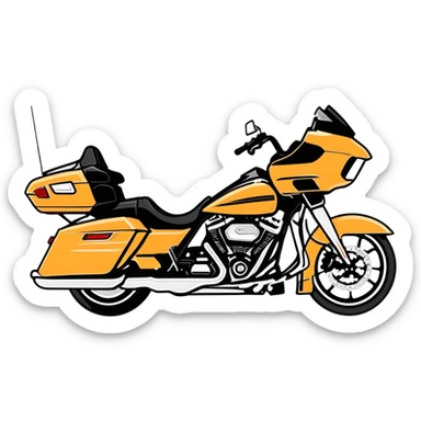 Harley road glide  sticker
