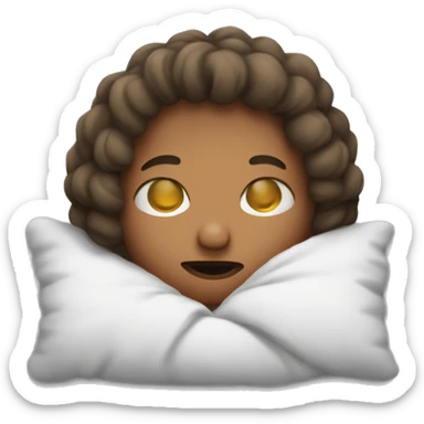 snuggled up in bed sticker