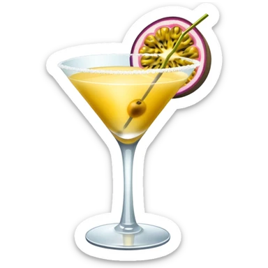 Passionfruit martini sticker