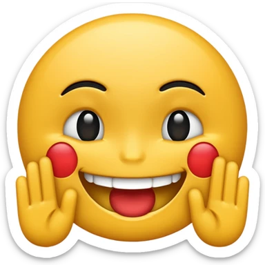 Fuck you with a smile sticker