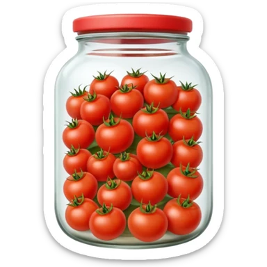 Jar of tomatos sticker