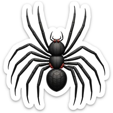 a spider alternate pose sticker