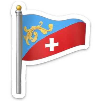 Drapeau de savoie sticker