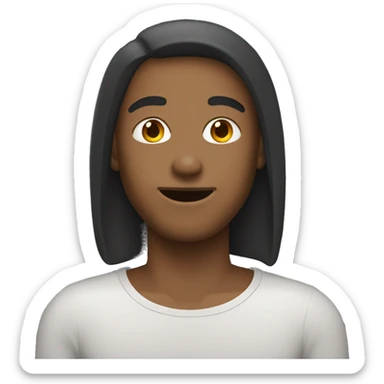 minimal basic non-3d emoji generic avatar sticker