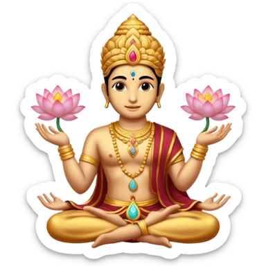 Lord Vishnu Murthy sticker