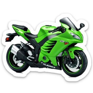 Kawasaki ninja aestetic sticker