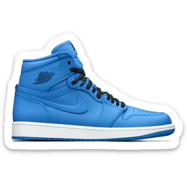 Blue jordan 1 sticker