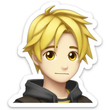 kagamine len sad sticker