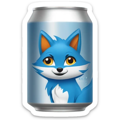 Frosty Fox Energy Drink  sticker