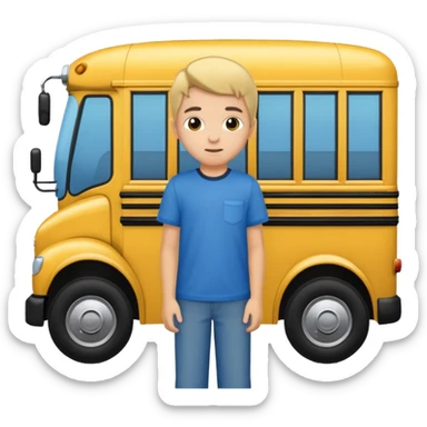 Jaydens bus is here sticker