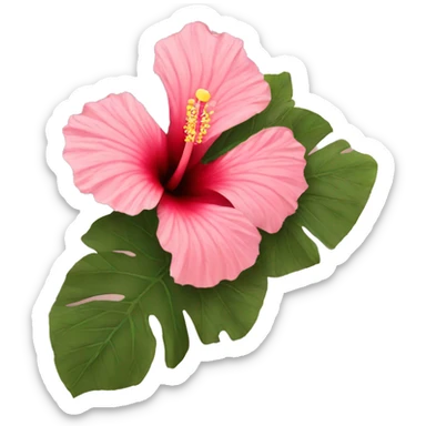 hibiscus sticker