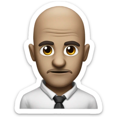 Dobbie from Harry Potter as a gangster sticker