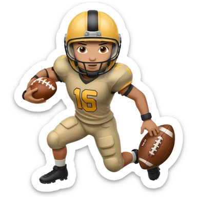 tackling emoji for a defender sticker