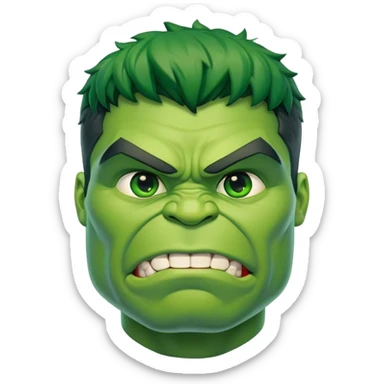 Hulk in love Hulk sticker